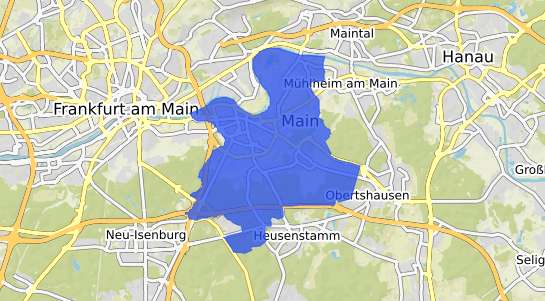Bodenrichtwertkarte Offenbach am Main
